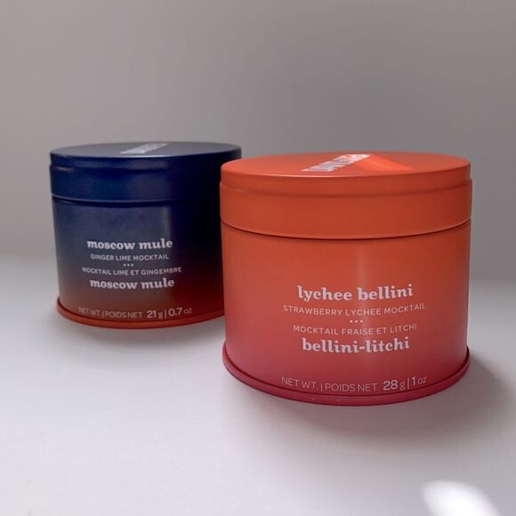 Two Davids Tea Magnetic Metal Tins - Picture 2 of 4